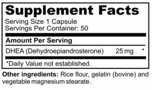 DHEA supplement image